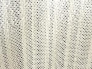 アンティーク　縞織り出し本場白大島紬着物(5マルキ)